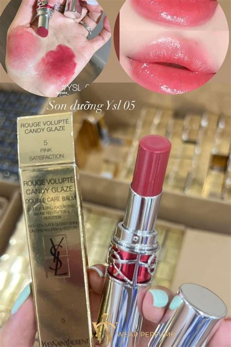 ysl gloss volupte no 19|YSL candy glaze pink satisfaction.